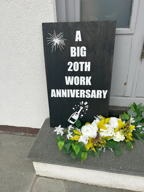 Hovedbilde A Big 20th Work Anniversary 